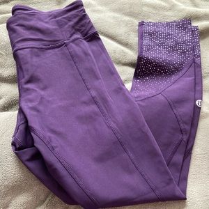 Rare Lululemon Tight stuff leggings sz 6 Deep Zinfandel🔥
